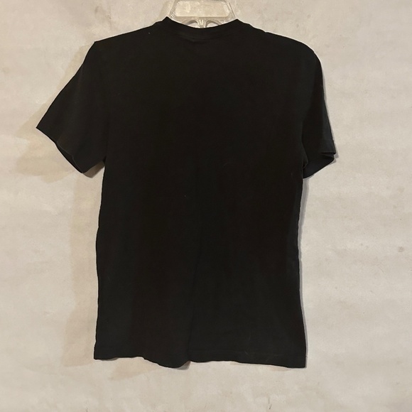 Adidas Classic Three Stripe Leaf Black Workout Athletic Short Sleeve T Shirt Tee - Picture 6 of 6